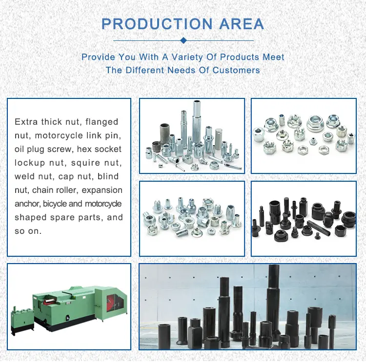 nut former machine finished products